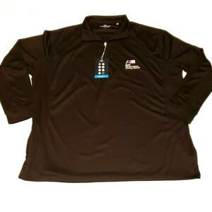 BMW Vansport Long Sleeve 1/4 Zip Pullover Shirt Black Women’s 2X New